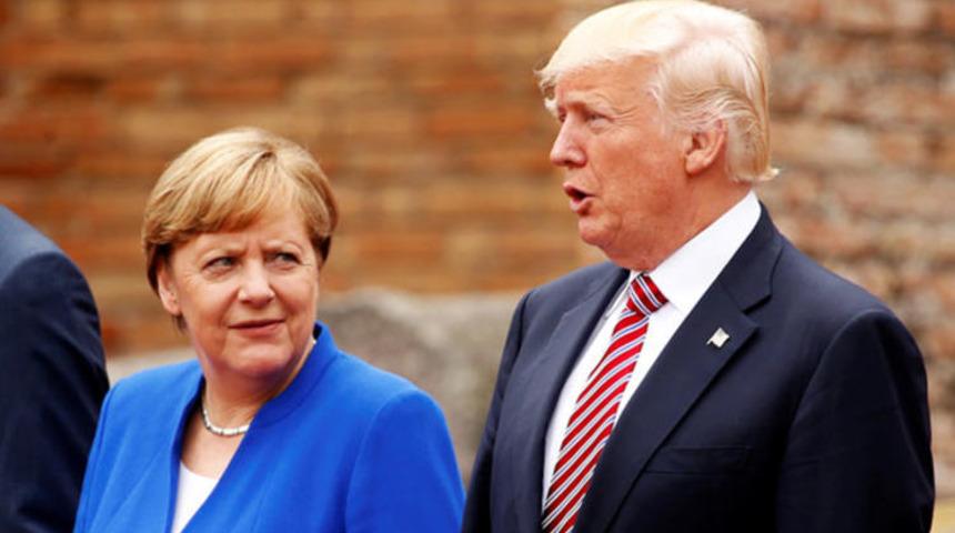 ABD basınından iddia: Trump o konuda Merkel'e baskı yapıyor