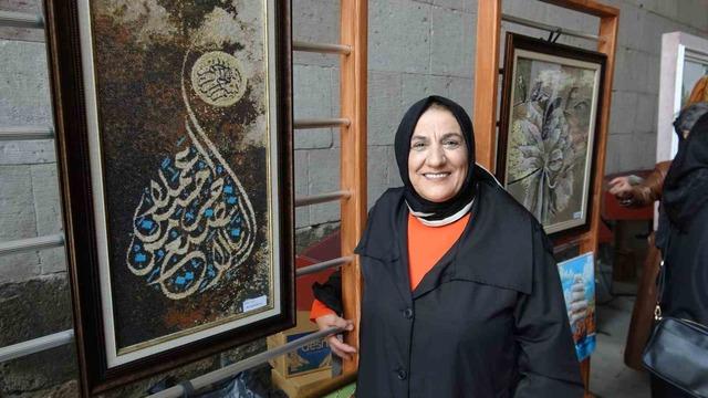 Erzurum&rsquo;da "Yaşayan değerlerin sanat yolculuğu" sergisine yoğun ilgi 4