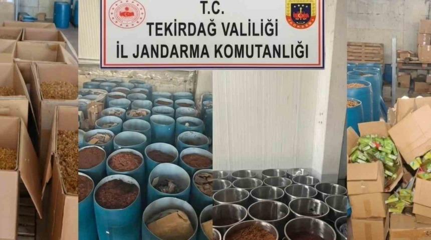 &Ccedil;erkezk&ouml;y&rsquo;de 84 milyon TL değerinde ka&ccedil;ak t&uuml;t&uuml;n ele ge&ccedil;irildi