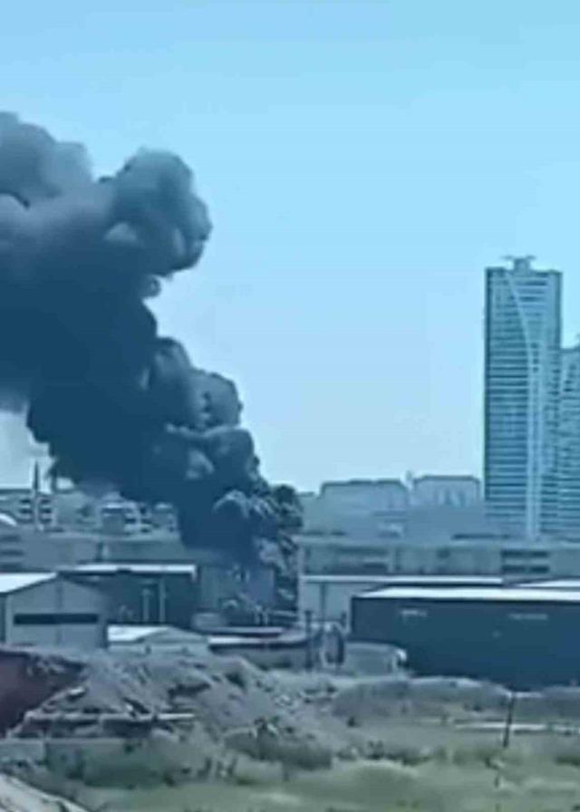 Bursa’da çöplük yangını paniğe neden oldu 1