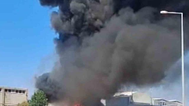 Bursa’da çöplük yangını paniğe neden oldu
