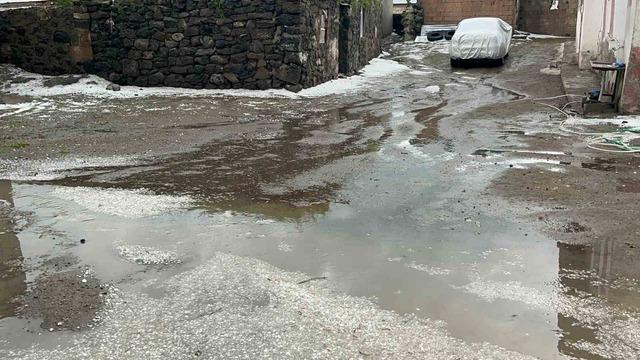 Kars&rsquo;ta dolu kabusu: Ara&ccedil;lar hasar g&ouml;rd&uuml;, &ccedil;ift&ccedil;i umudunu kaybetti 1
