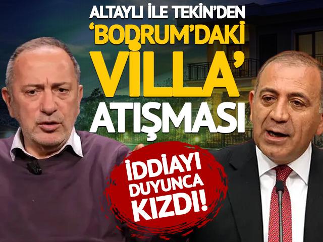 "Bodrum'daki villa" iddiası: Fatih Altaylı ile G&uuml;rsel Tekin d&uuml;elloya tutuştu