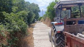 Bozdoğan Belediyesi’nden, Yazıkent’te parke taşı çalışması