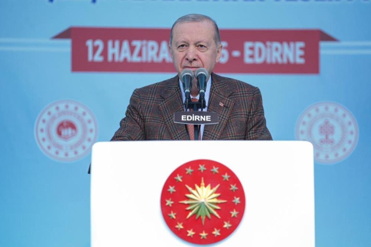 Cumhurbaşkanı Erdoğan, Edirne de vatandaşlarla sohbet etti 1
