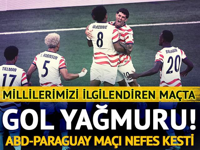 ABD s&uuml;rprize izin vermedi! Paraguay'ı farklı ge&ccedil;ti