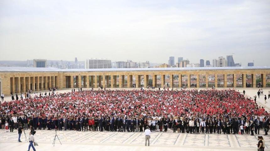 15 bin kişi Anıtkabir'e gitti