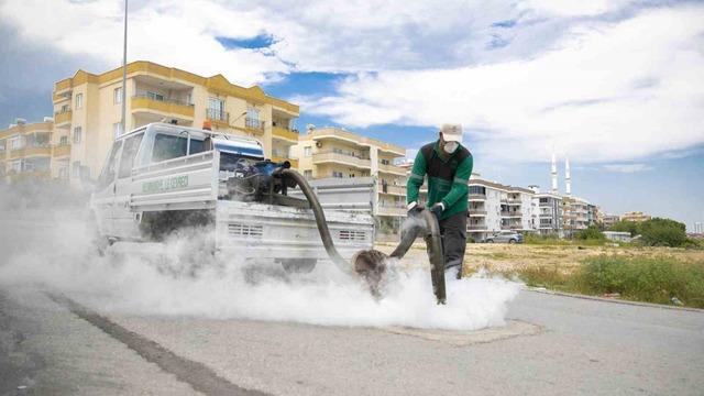 Mersin’de sinek ve haşerelere karşı yoğun mesai