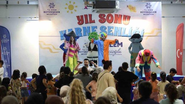 Aydın’da yıl sonu karne şenliği başladı
