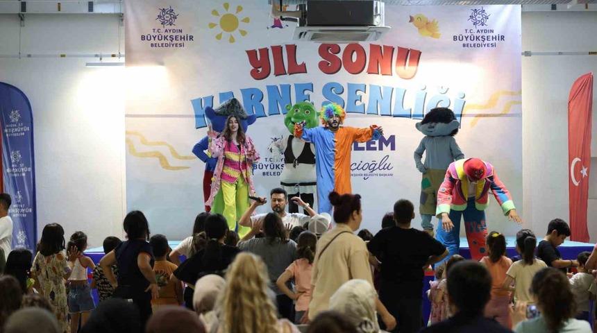 Aydın&rsquo;da yıl sonu karne şenliği başladı