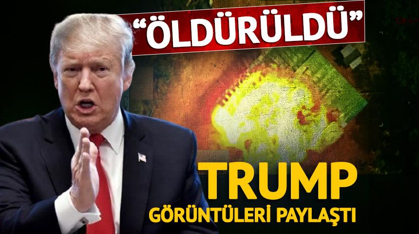 Trump '&ouml;ld&uuml;r&uuml;ld&uuml;' diyerek operasyon g&ouml;r&uuml;nt&uuml;lerini paylaştı! "Hızlı ve &ouml;l&uuml;mc&uuml;l bir saldırı"