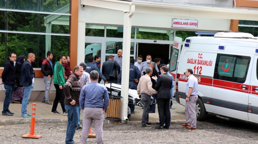 Bolu'da kimyasal maddeden zehirlenen işçiler hastaneye kaldırıldı!
