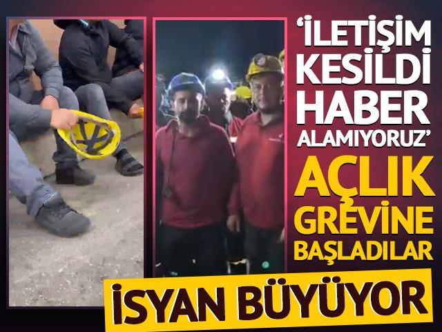 Madenciler 25 g&uuml;nd&uuml;r eylemde! A&ccedil;lık grevi başlattılar: "İletişim kesildi haber alamıyoruz"