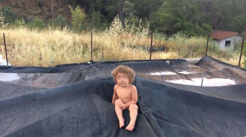 2,5 yaşındaki &ccedil;ocuk 12 saat sonra b&ouml;yle bulundu