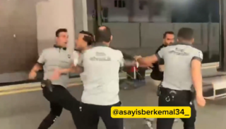Marmaray'da tekme ve yumruklu kavga!