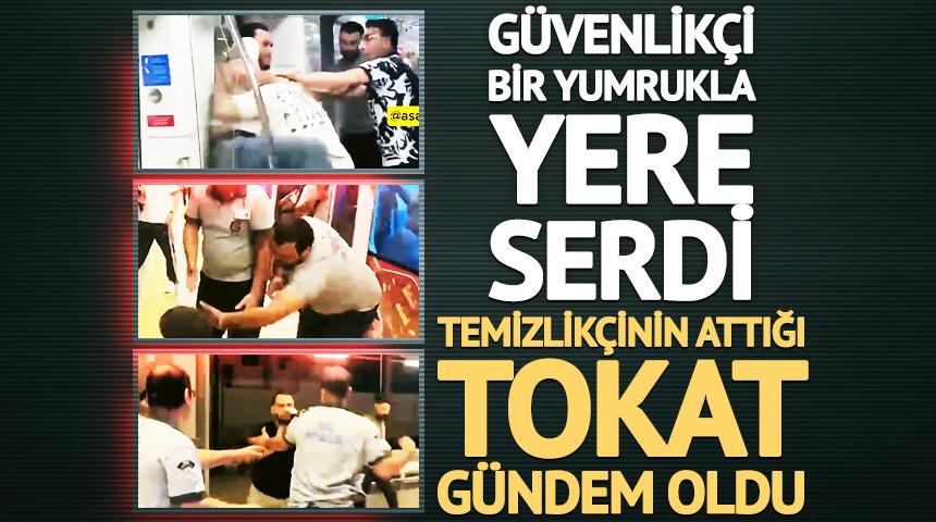 Marmaray'da tekme ve yumruklu kavga!