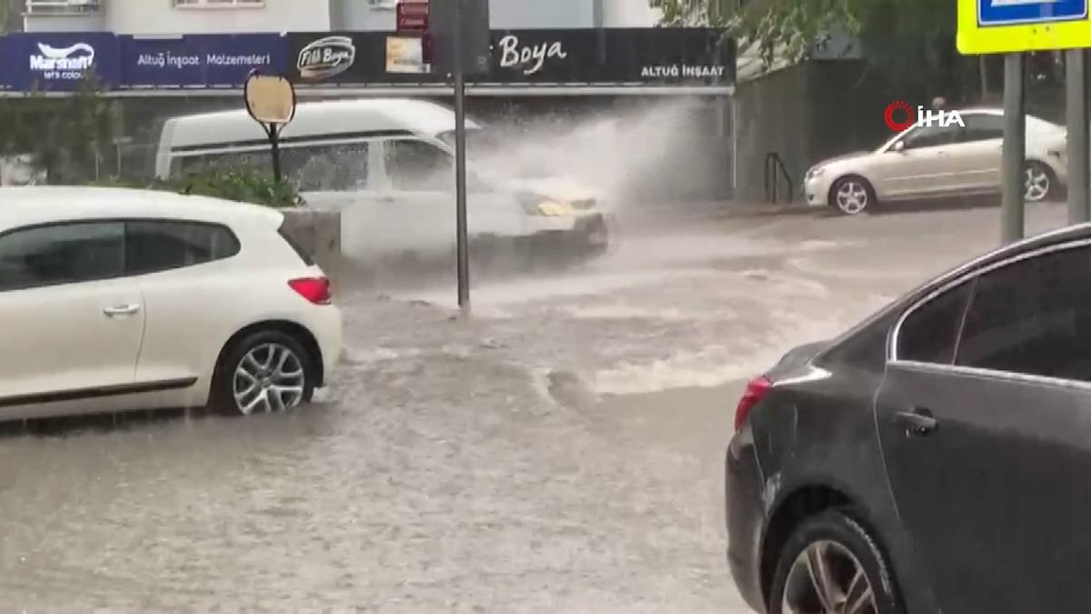 Başkent Ankara da Süper hücre esareti! Yollar beyaza büründü 7