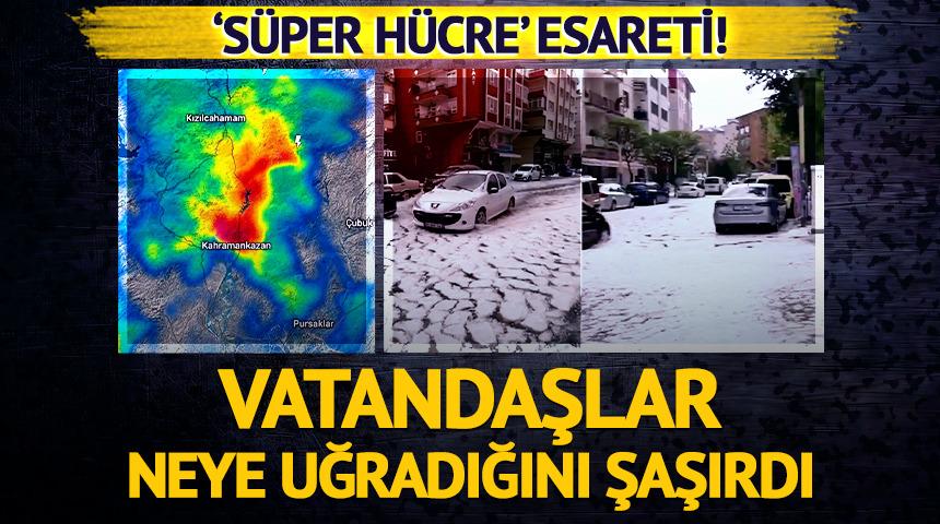 Başkent Ankara'da 'S&uuml;per h&uuml;cre' esareti! Yollar beyaza b&uuml;r&uuml;nd&uuml;