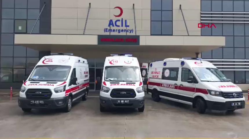 Burdur'da trafik kazası! Yaralılar var