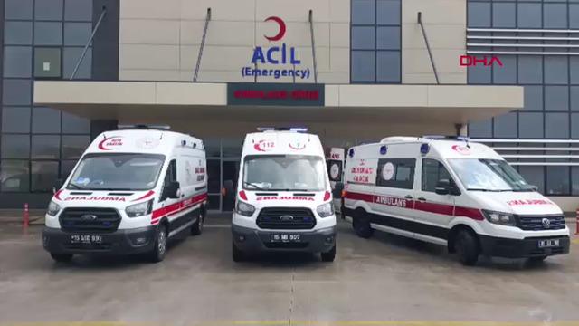 Burdur'da trafik kazası! Yaralılar var