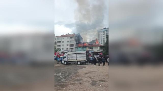 Ankara Kızılcahamam'da yangın