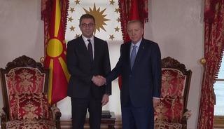 Cumhurbaşkanı Erdoğan, Kuzey Makedonya Başbakanı Mickoski&rsquo;yi kabul etti