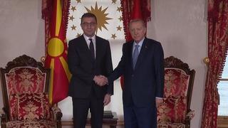Cumhurbaşkanı Erdoğan, Kuzey Makedonya Başbakanı Mickoski’yi kabul etti