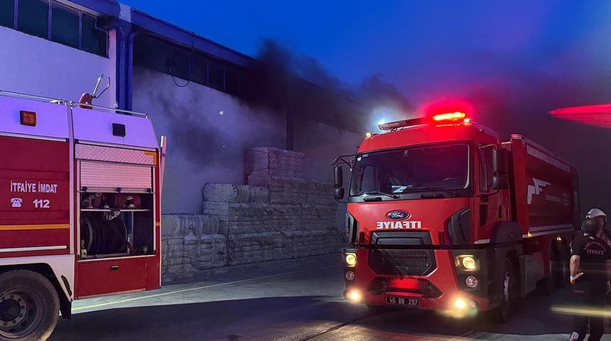 Kahramanmaraş'ta fabrikada yangın