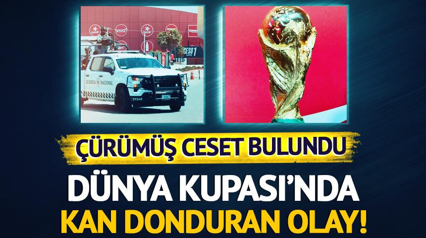 D&uuml;nya Kupası'nda kan donduran olay! &Ccedil;&uuml;r&uuml;m&uuml;ş insan cesedi bulundu