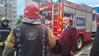 MHP Dilovası Teşkilatı üyelerini taşıyan otobüste yangın çıktı