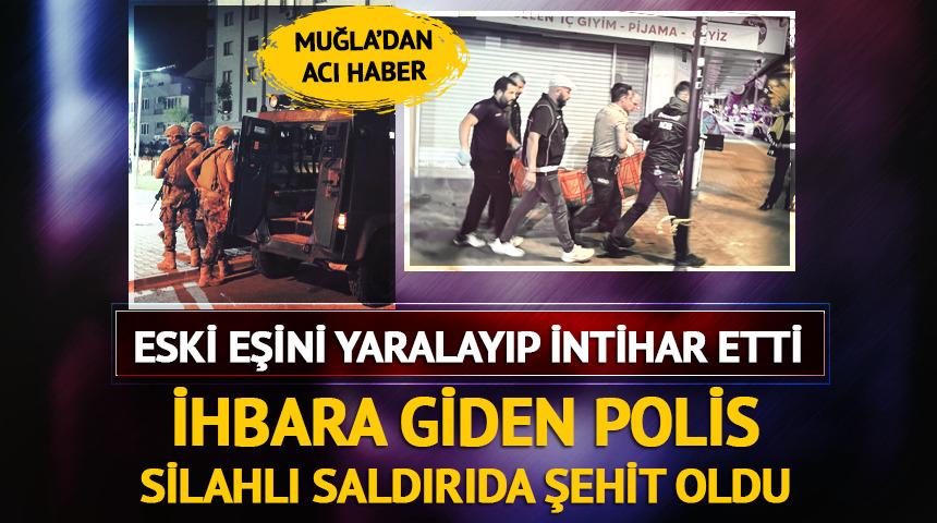 Eski eşini ve ihbara giden polisi yaralayıp intihar etti