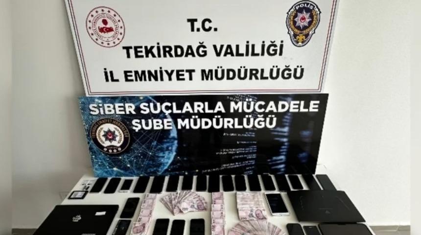 Tekirdağ&rsquo;da yasa dışı bahis &ccedil;etesi &ccedil;&ouml;kertildi: 32 tutuklama