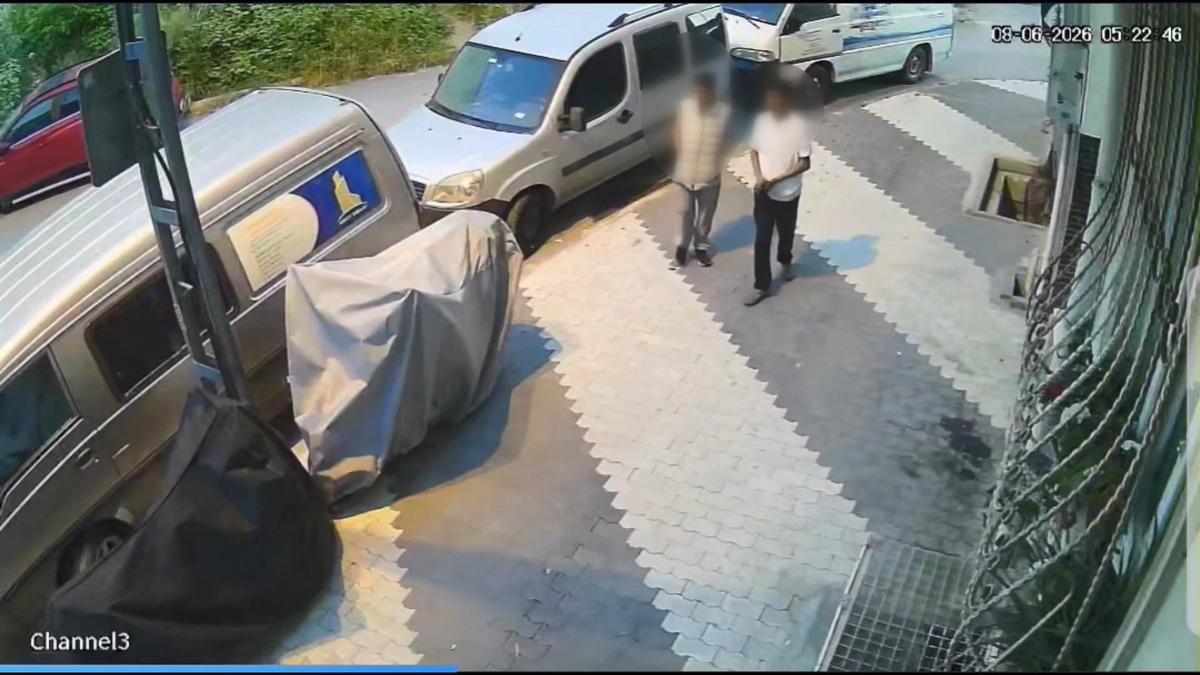 &Ccedil;ocuk hırsızlar &ccedil;aldıkları minib&uuml;sle İstanbul tutu yaptı! Polis havadan takiple yakaladı 1