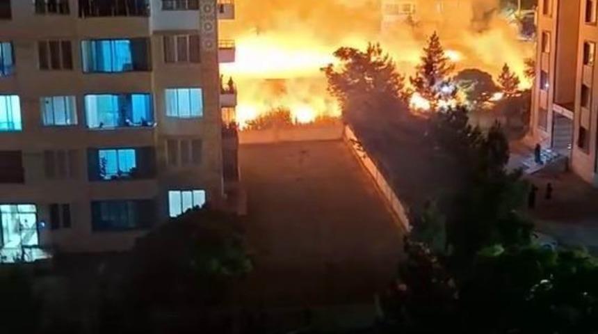 Diyarbakır&rsquo;da korkutan yangın