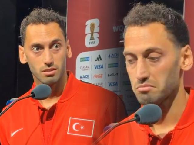 Hakan &Ccedil;alhanoğlu ile yabancı gazeteci arasında ilgin&ccedil; diyalog!