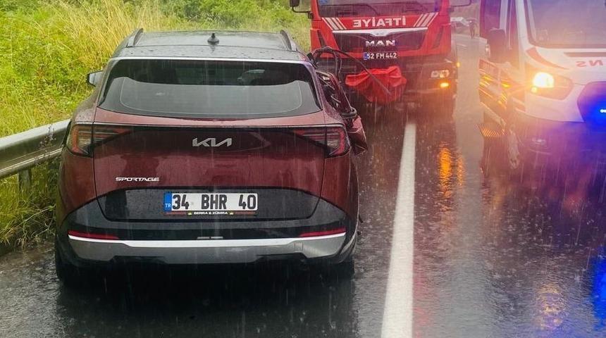 Ordu&rsquo;da 3 aracın karıştığı kazada 6 kişi yaralandı