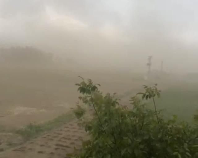 Bitlis’te dolu ve fırtına 1