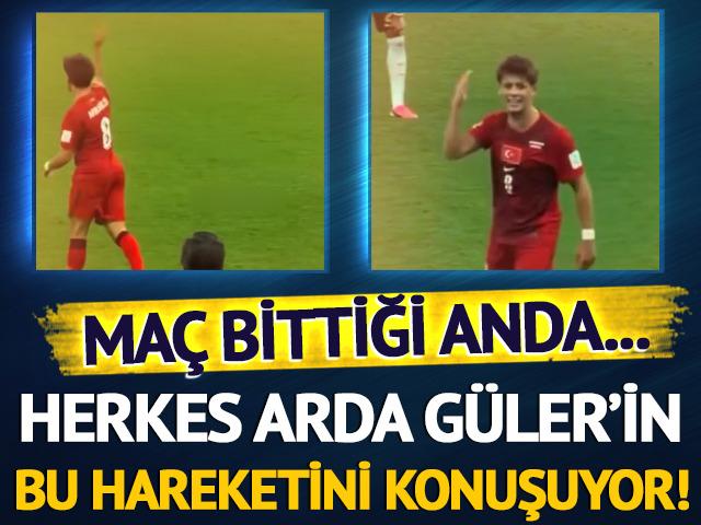 Arda G&uuml;ler'in ma&ccedil; sonundaki hali sosyal medyada g&uuml;ndem oldu!