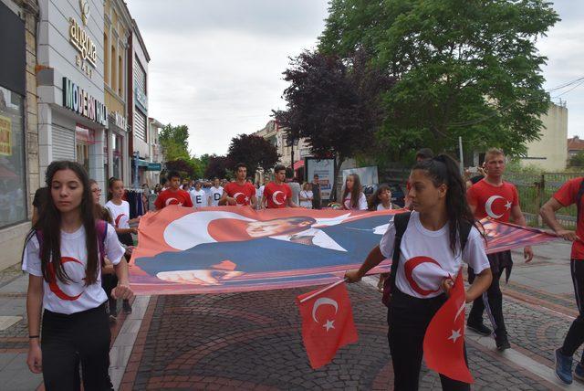 Edirne de 19 Mayıs coşkusu 2