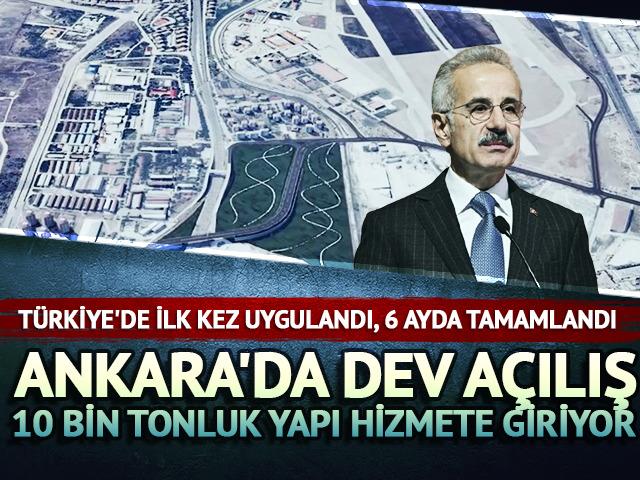  Ankara'nın yeni simgesi olacak dev k&ouml;pr&uuml; yarın a&ccedil;ılıyor
