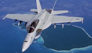 F-18 savaş u&ccedil;ağı Washington'da d&uuml;şt&uuml;