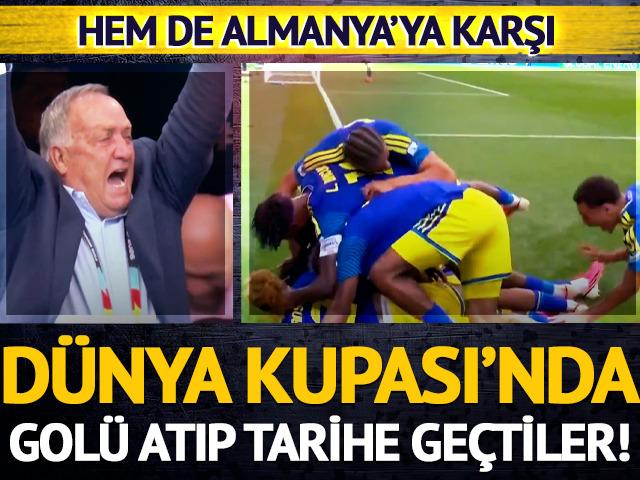 Cura&ccedil;ao, D&uuml;nya Kupası'nda tarihe ge&ccedil;ti! Hem de Almanya'ya karşı attıkları golle