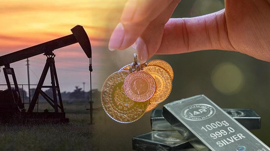 Altın sert y&uuml;kseldi, petrolde sert d&uuml;ş&uuml;ş: Piyasalar 'anlaşma'yla coştu