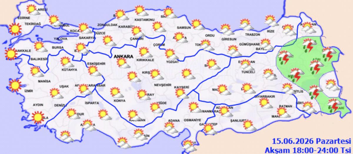 Yurdun bir yanında bahar havası, diğer yanında sağanak! MGM den 15 il için uyarı 5