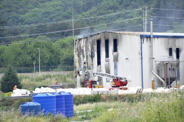 Yalova'da kimya fabrikasında yangın