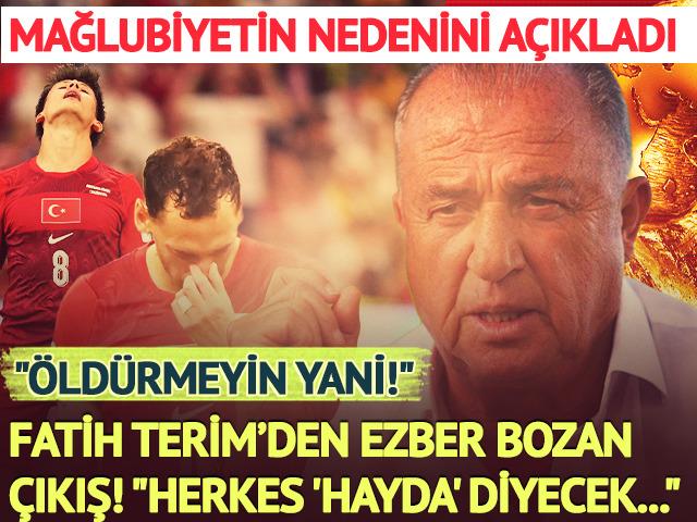 Fatih Terim'den ezber bozan &ccedil;ıkış! "Doğru bilinen yanlışları duyunca 'Hayda' denecek"