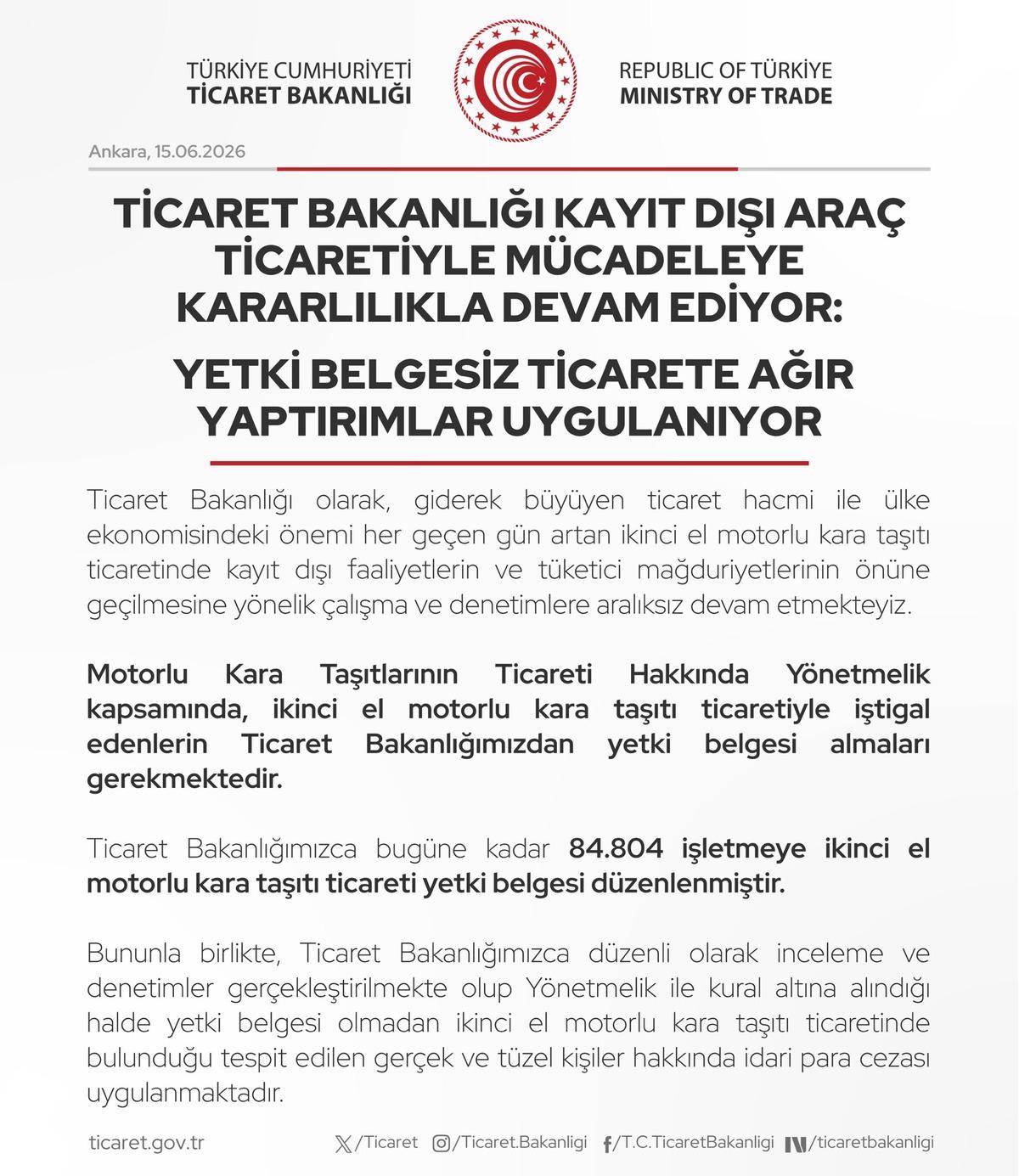 İkinci el araçta ceza yağdı: 108 milyon TL yi aştı 4