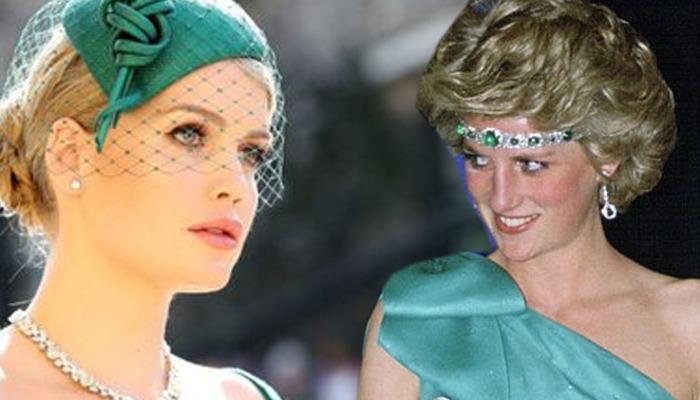 Lady Diana'nın yeğeni Kitty Spencer kraliyet düğününe damgasını vurdu