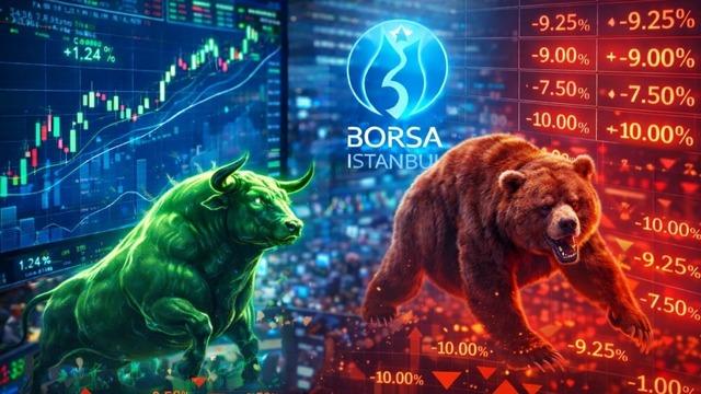 BIST 100'de pozitif seyir: İşte borsada y&uuml;kselen ve d&uuml;şen hisseler 