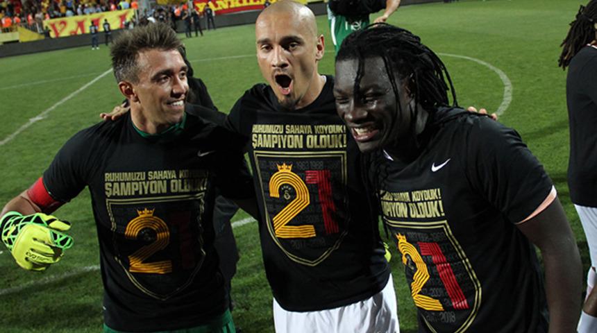 Galatasaraylı oyuncular şampiyonluğu değerlendirdi!